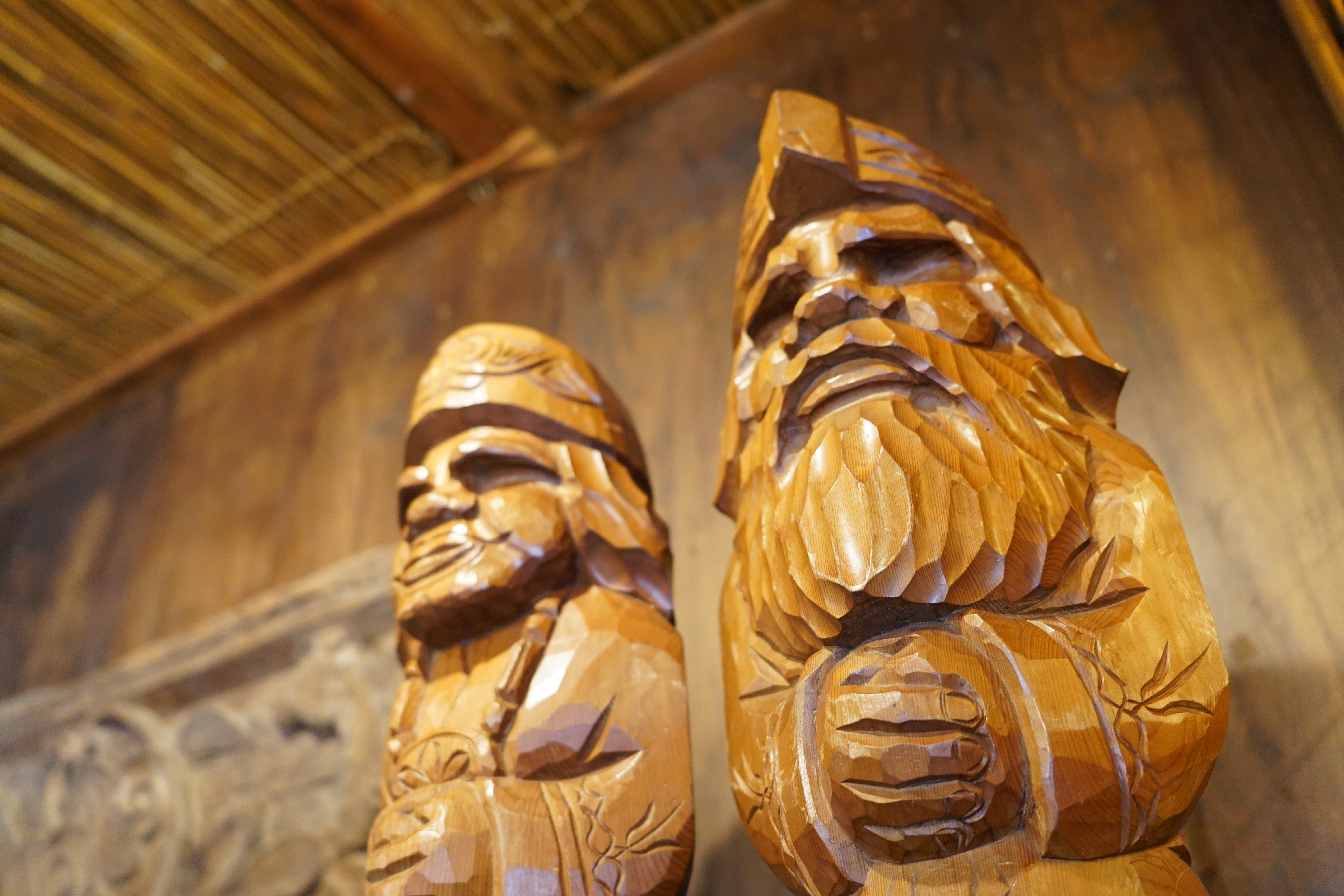 伝統的な木彫り